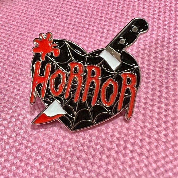 Horror Movie Buff Fan Enamel Pin Goth Grudge - Picture 5 of 5